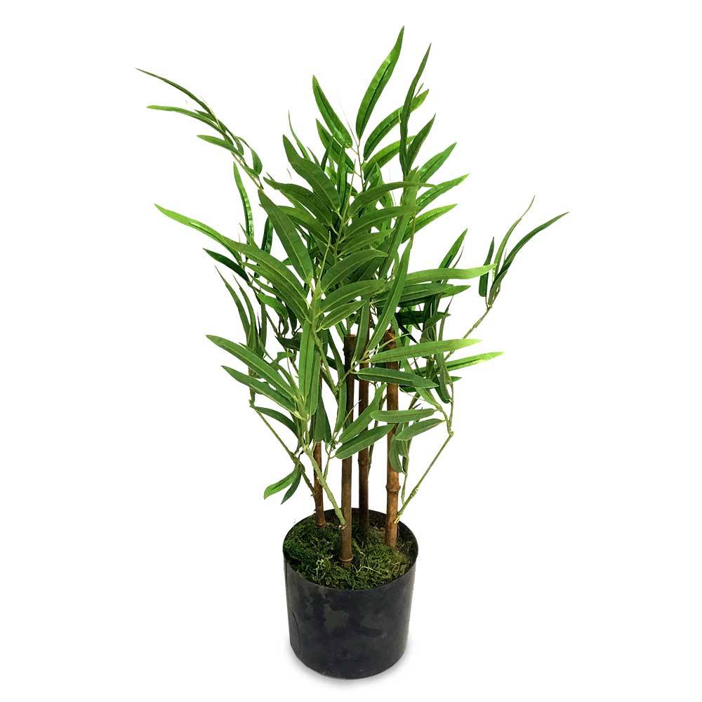 Terre Jardin - Bambou artificiel réaliste 60 cm Vert - Imagen 1