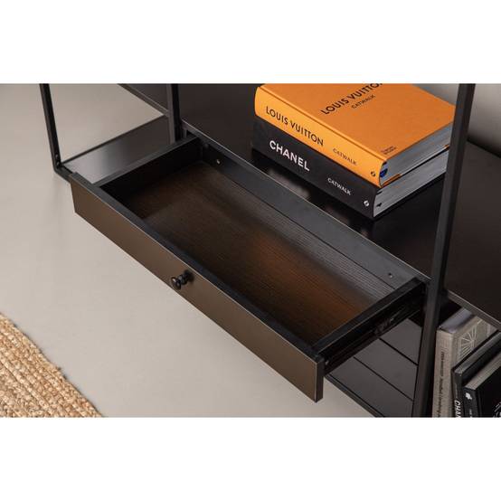 Étagère Design 4 Niveaux "Amaraillo" 150cm Noir - Image 8