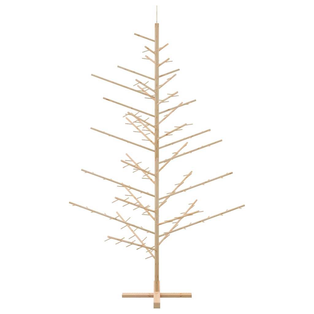 Vidaxl - Arbre de Noël en bois Naturel 210 cm Bois de pin massif vidaXL 42018058 - Image 7