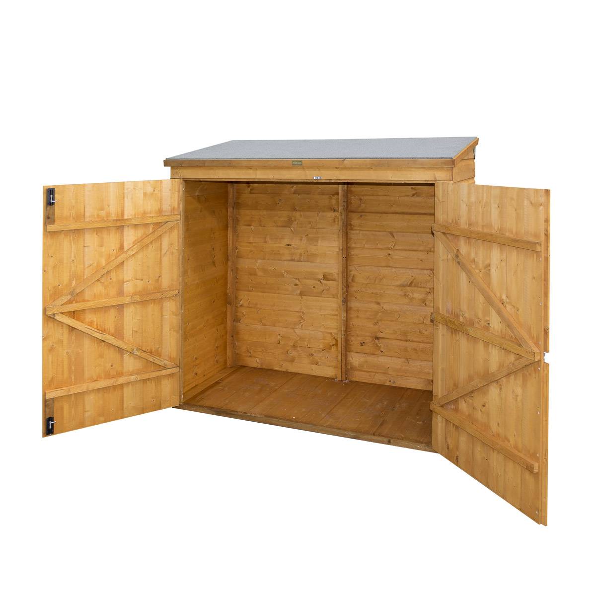 Abri à vélos en bois 1,50 m² - Rowlinson Garden Products - Imagen 3