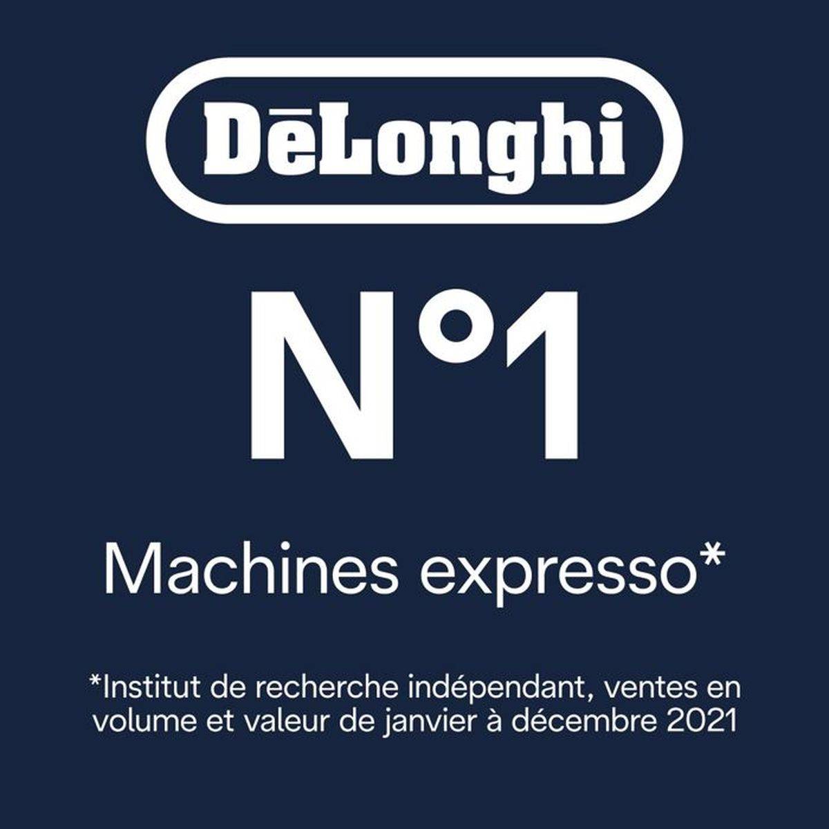 Machine à espresso semi-automatique 15 bars Dedica Style EC685.M, 1,1 L, inox argent/noir, De’Longhi - Image 7
