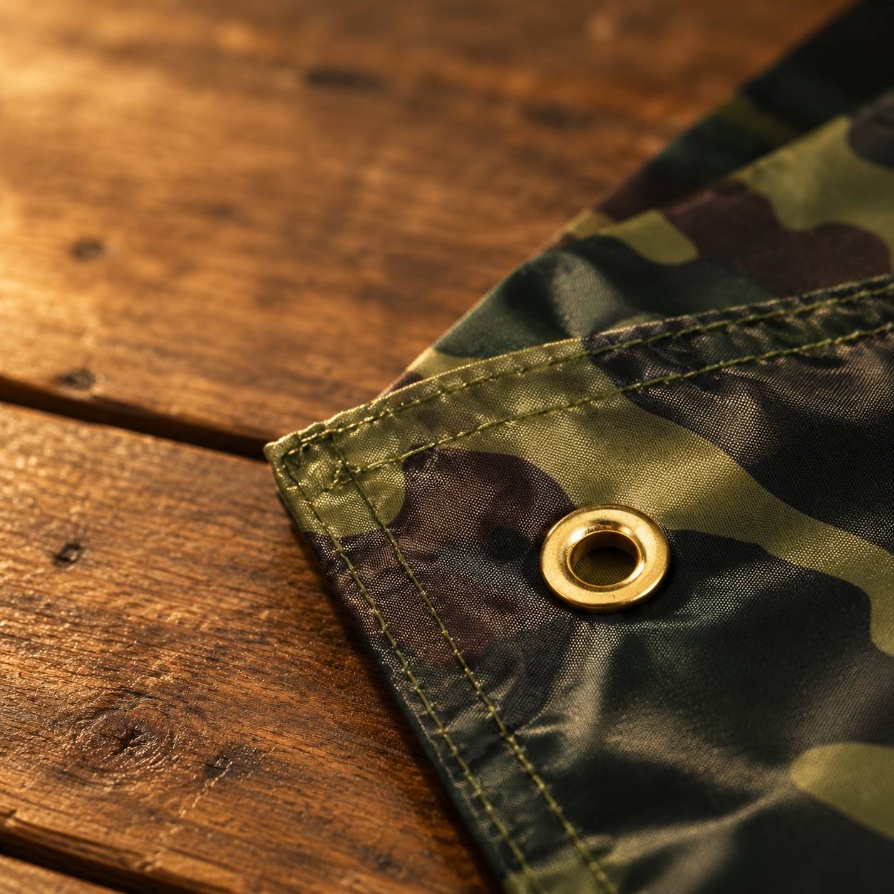 Tente Tarp Camouflage Imperméable Léger Abri Hamac Pique-Nique Randonnée Plage - Image 5