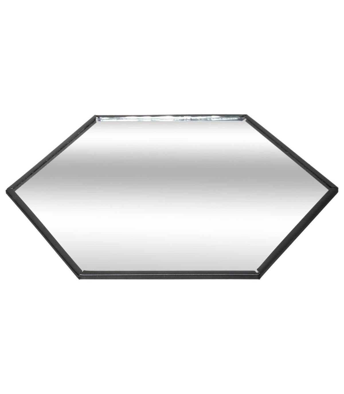 Atmosphera - Plateau Miroir à Bougies en Métal et Verre  20 cm - Imagen 1
