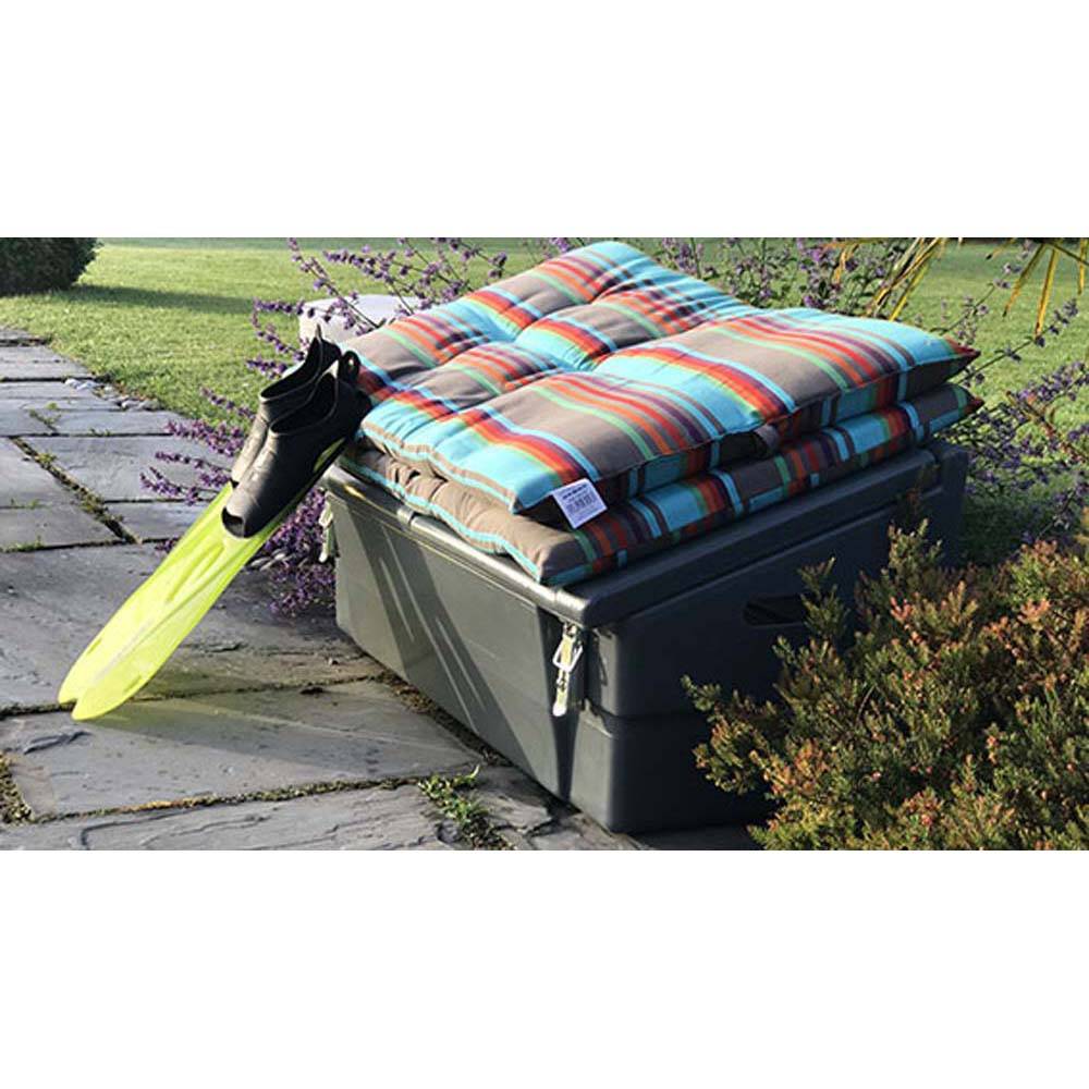 Coffre de jardin 100l avec grenouillères-plast'up rotomoulage - Imagen 4