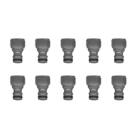 Jardibric - Lots de 10 Raccord D'arrosage Jardibric Adaptateur Mâle 20x27