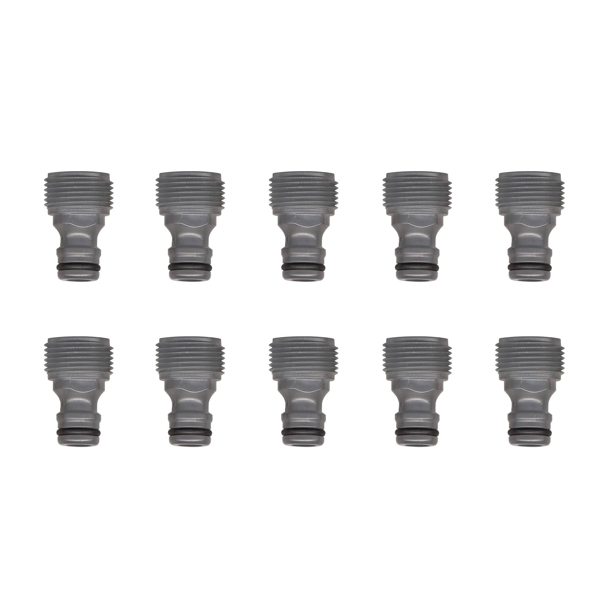 Jardibric - Lots de 10 Raccord D'arrosage Jardibric Adaptateur Mâle 20x27