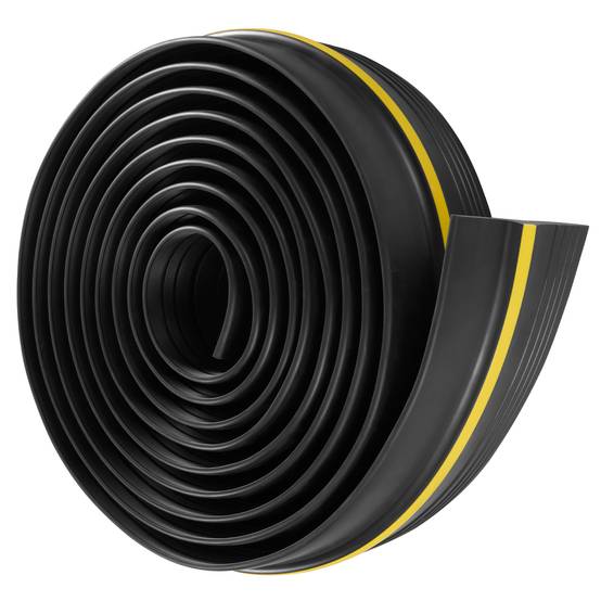 Vevor - VEVOR Joint porte garage 4.88m, seuil U+O, 2pcs, PVC, adhésif, noir. - Image 9