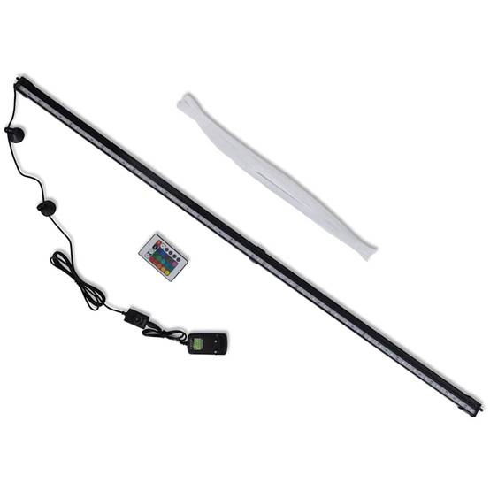 Éclairage LED Aquarium Submersible Effet Bulles et Ambiance Multicolore 107 cm - ComfortXL Outdoor Living - Image 1