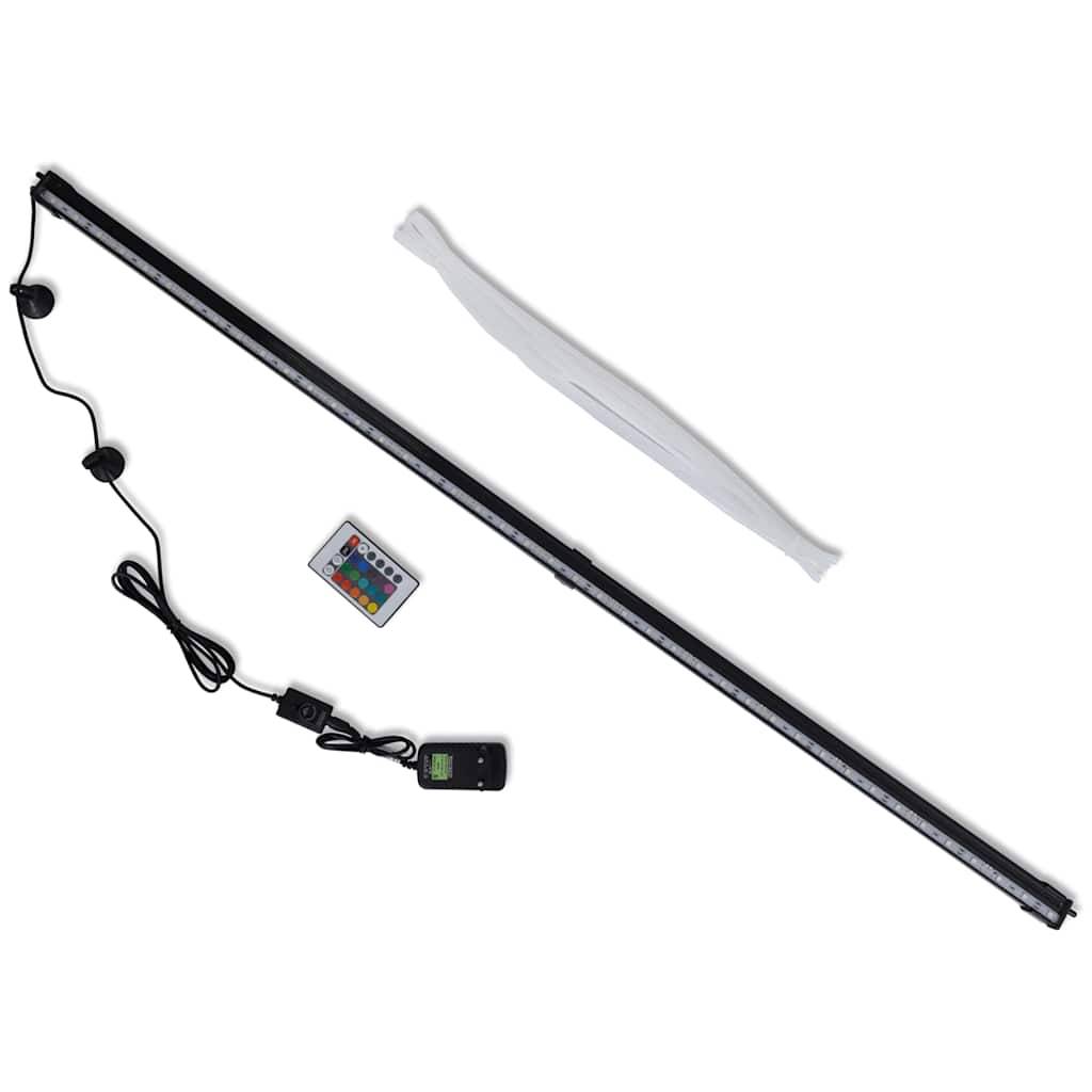 Éclairage LED Aquarium Submersible Effet Bulles et Ambiance Multicolore 107 cm - ComfortXL Outdoor Living - Image 1