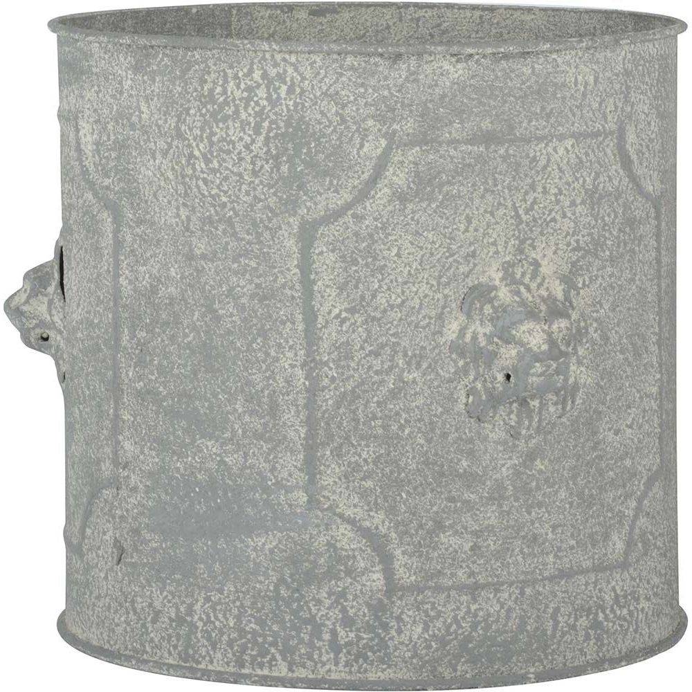 Esschert Design - Pot de fleurs ronds Lion (Lot de 2) - Imagen 3
