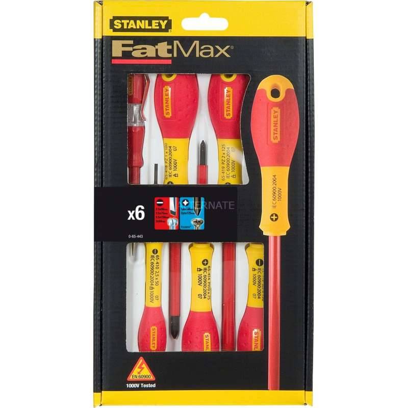 stanley - Tournevis Fatmax 1000v - Testeur Jeu 6 Pièces 0-65-441 - Stanley - Imagen 2
