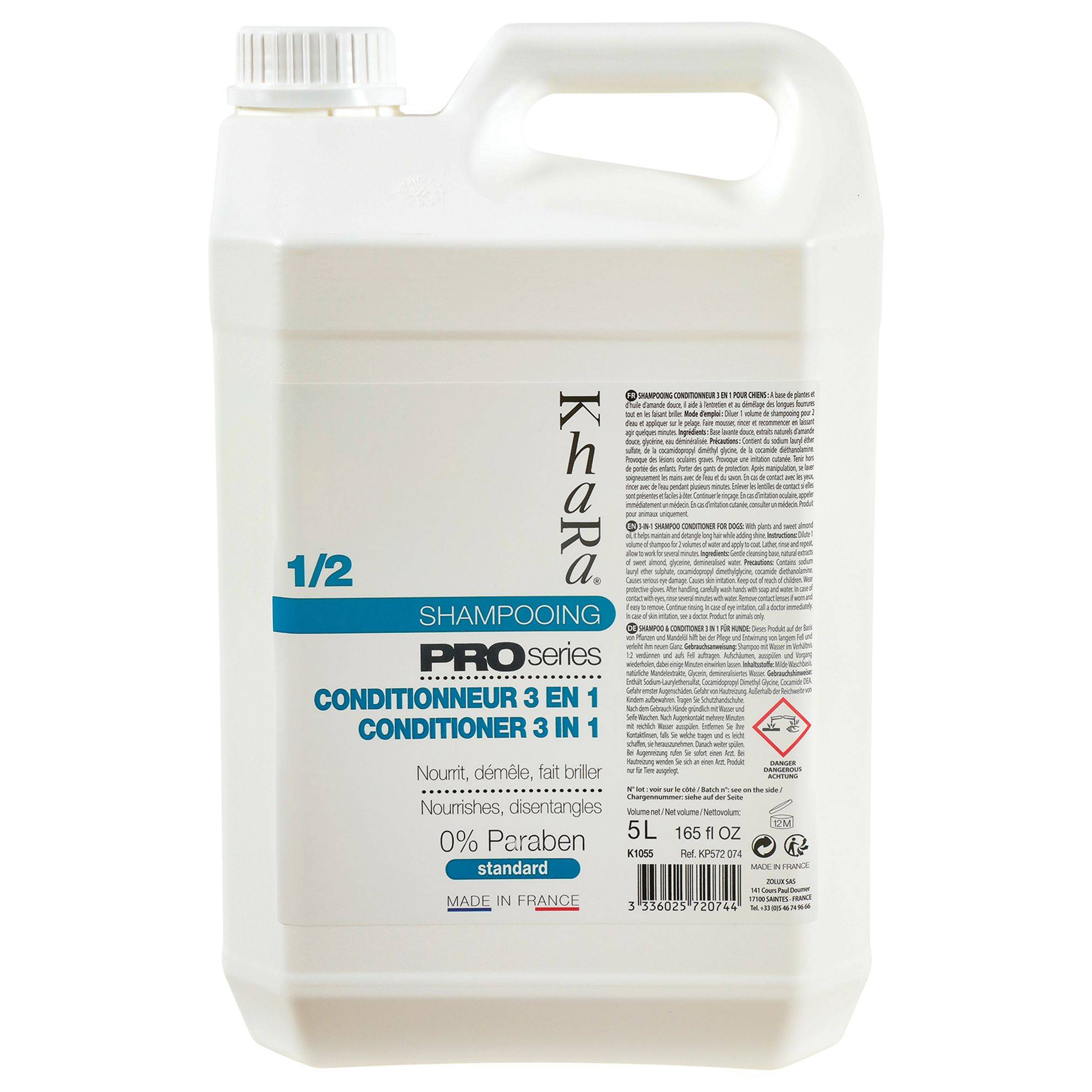 Shampooing conditionneur Khara : 5 litres KHARA