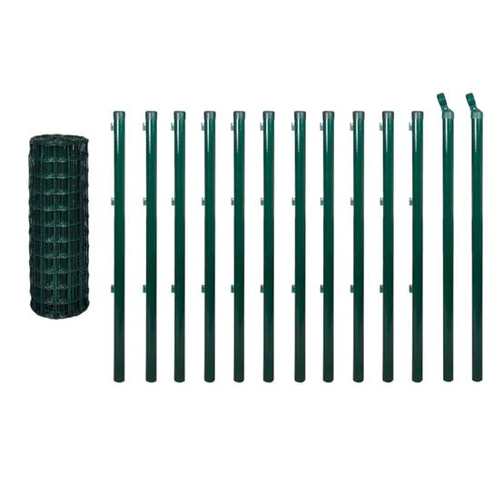 Grillage Rouleau Acier Enduit Terrain Grande Longueur 25x0,8m Vert - ComfortXL Outdoor Living - Image 2