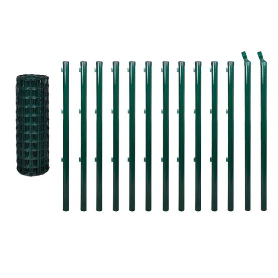 Grillage Rouleau Acier Enduit Terrain Grande Longueur 25x0,8m Vert - ComfortXL Outdoor Living - Image 3