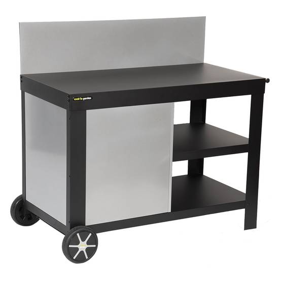 Cook in Garden - Desserte noire NOVA pour plancha - COOK'IN GARDEN - Image 1