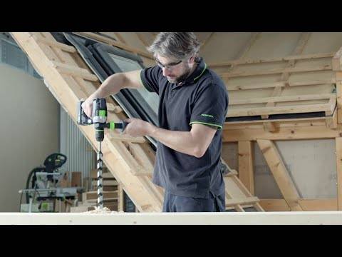 Perceuse visseuse sans fil TDC 18/4 5.0/4.0 I-PLUS QUADRIVE - FESTOOL - 2 batteries 18V 4.5Ah et 4.0Ah - chargeur - Systainer - 577649 - Image 7