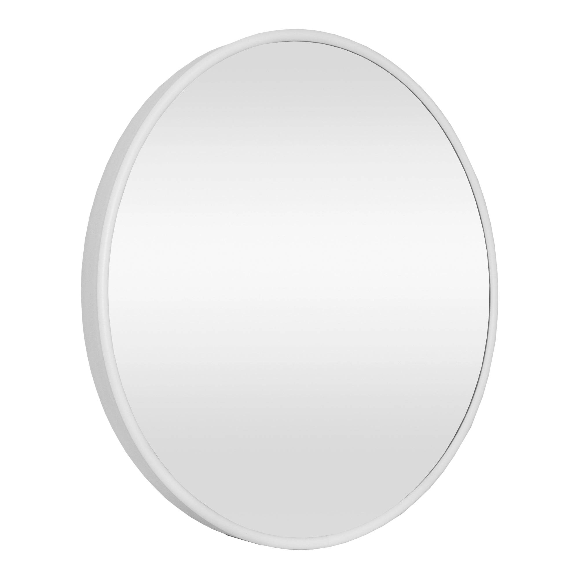 Helloshop26 - Miroir mural rond 40 cm blanc mat - Imagen 1