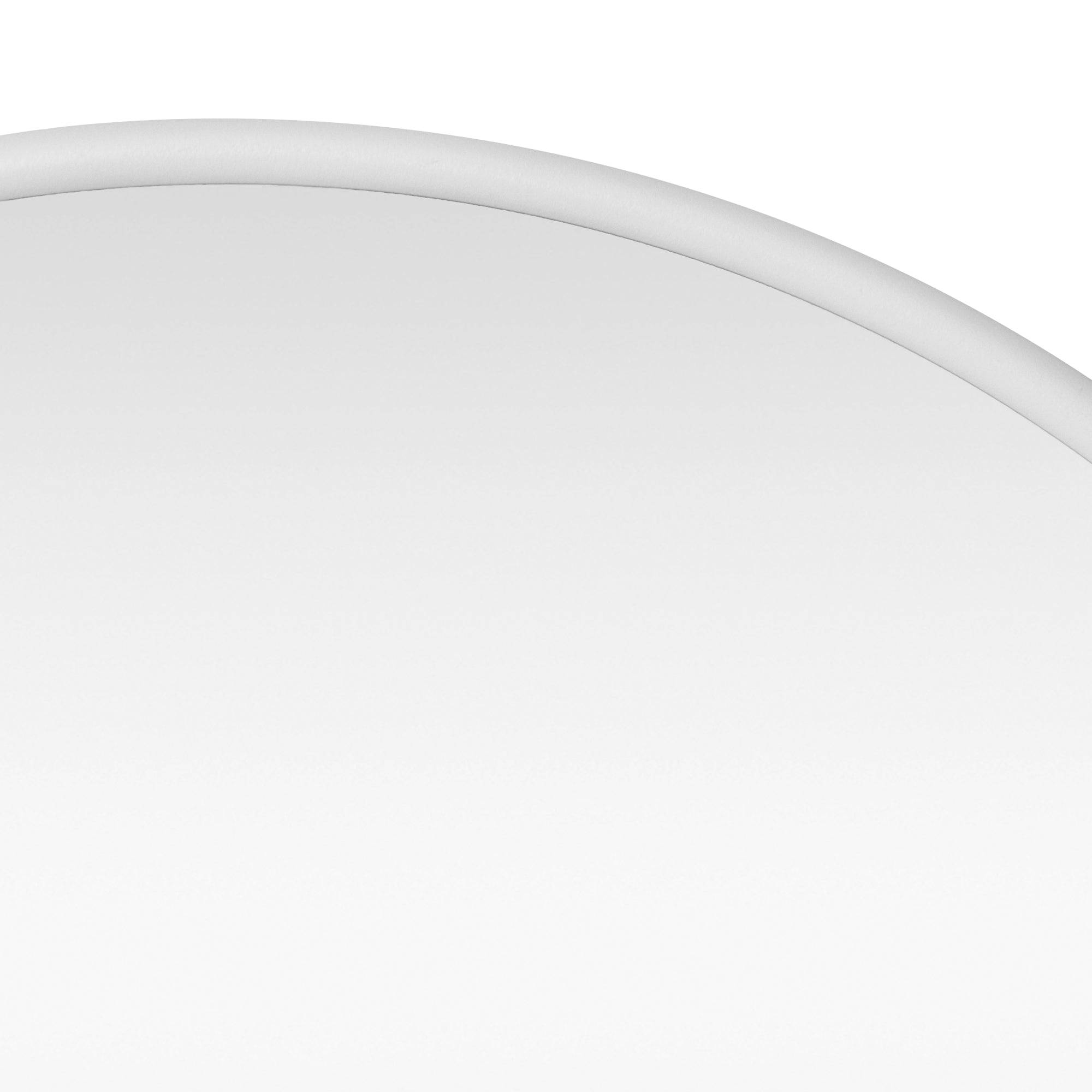 Helloshop26 - Miroir mural rond 40 cm blanc mat - Imagen 5
