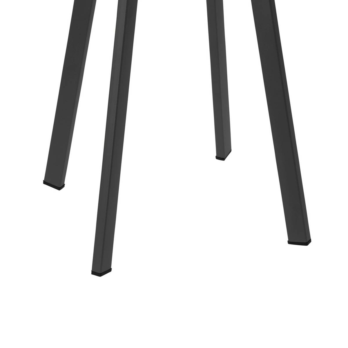 Table basse ronde en métal anthracite Ø40 cm - Cémonjardin - Image 3