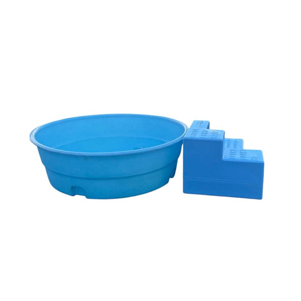 Plast'Up Rotomoulage - Piscine pour enfants 500l avec escalier