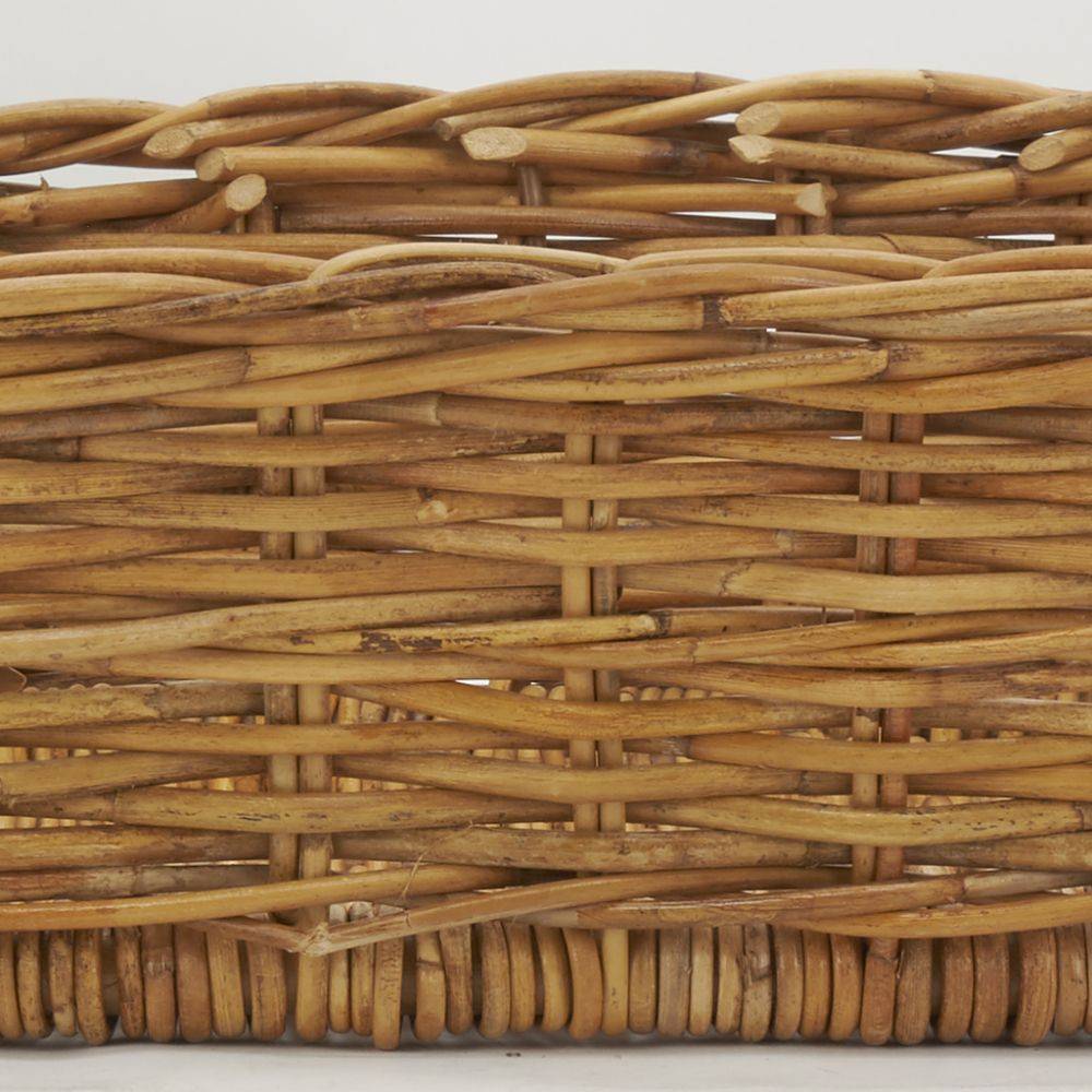 Aubry Gaspard - Manne en poelet marron 60 x 40 x 14 cm - Imagen 3