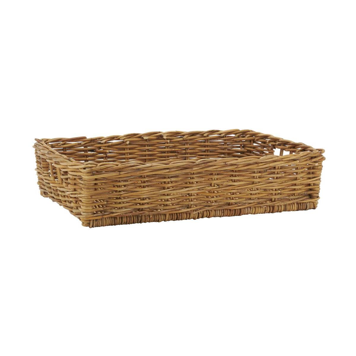 Aubry Gaspard - Manne en poelet marron 60 x 40 x 14 cm - Imagen 1