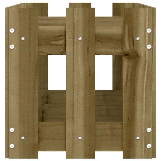 Lit surélevé de jardin bois de pin imprégné 150 x 30 x 30 cm - PANGIVO - Image 6