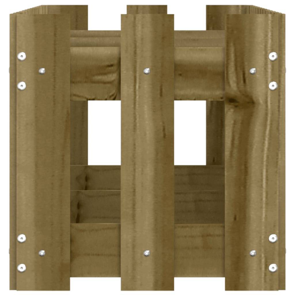 Lit surélevé de jardin bois de pin imprégné 150 x 30 x 30 cm - PANGIVO - Image 6