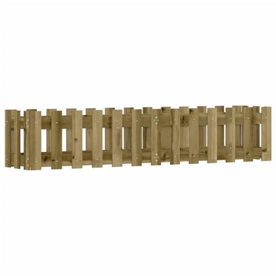 Lit surélevé de jardin bois de pin imprégné 150 x 30 x 30 cm - PANGIVO - Image 2