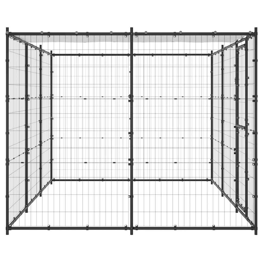 Vidaxl - Chenil extérieur Acier avec toit 7,26 m² vidaXL 3082293 - Imagen 5
