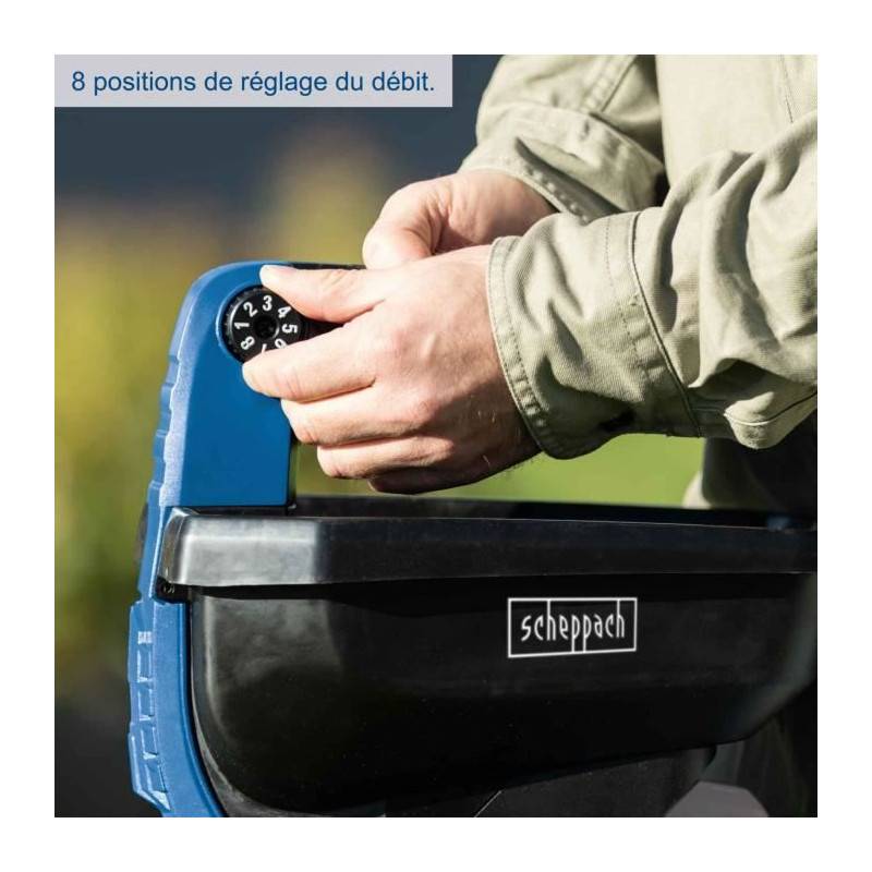 Scheppach - Epandeur Sans Fil Scheppach C-gsp800-x - 20v Ixes - Capacité Surface 800 M2 - Bac 3,5 Litres - Sans Batterie Ni Chargeur - Image 5