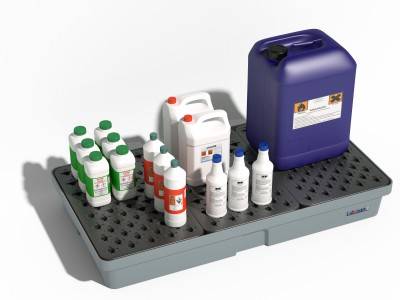 Bac pour paillasse avec caillebotis amovible 90 L 200 kg - FIMM - 845008050 - Imagen 1