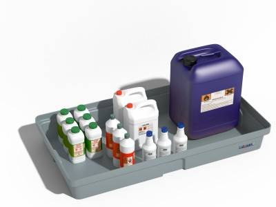 Bac pour paillasse avec caillebotis amovible 90 L 200 kg - FIMM - 845008050 - Imagen 3