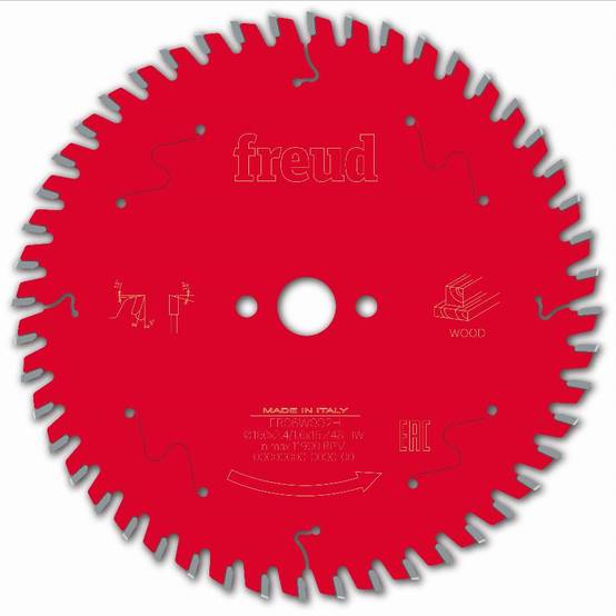 Lame pour scie circulaire portative FREUD - Ø160 2,4/1,6 AL16 Z48 BA 5° - F03FS09674 -FR06W002H - Image 2
