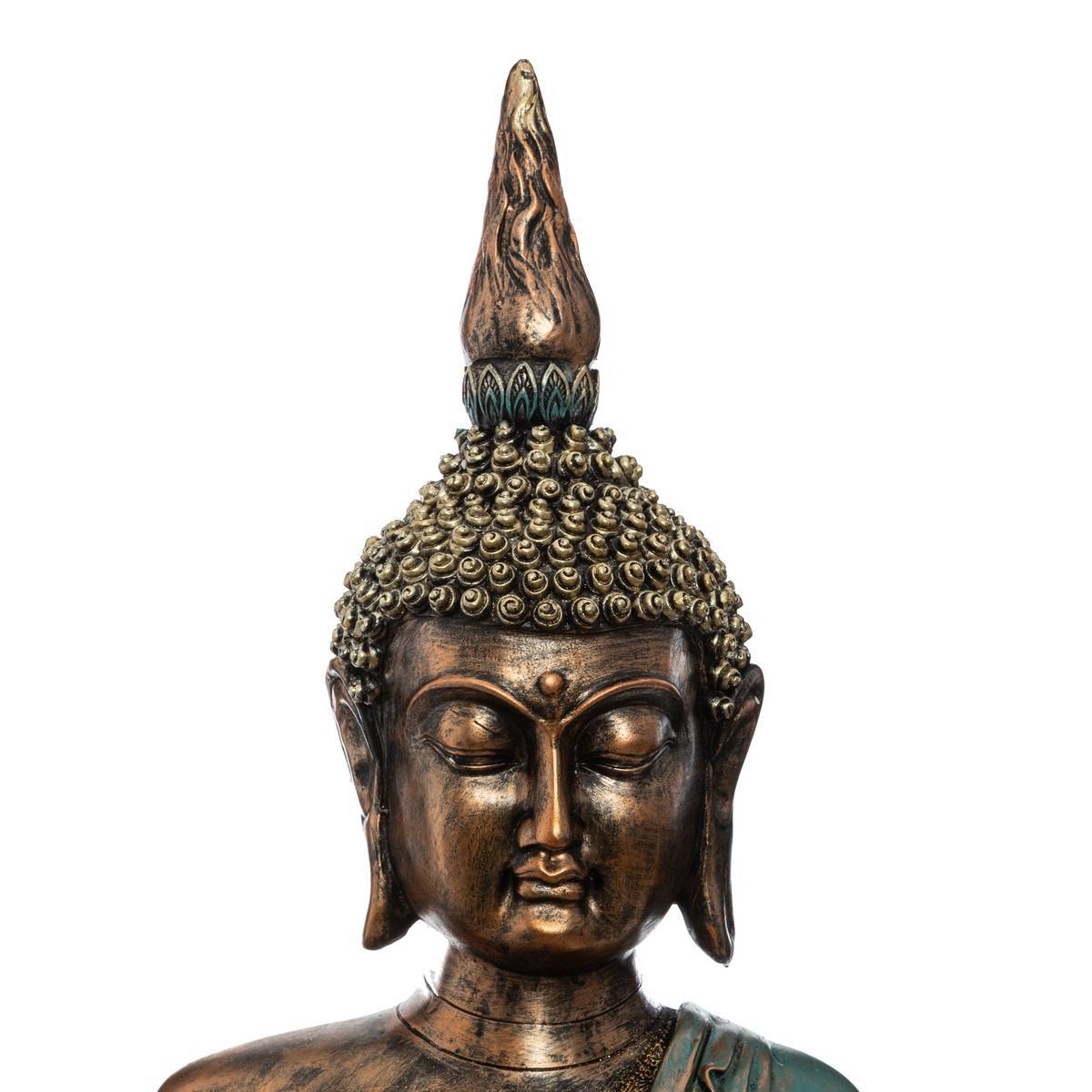 Atmosphera - Bouddha assis Amaram H.72,5cm résine - Atmosphera Créateur d'intérieur - Image 2