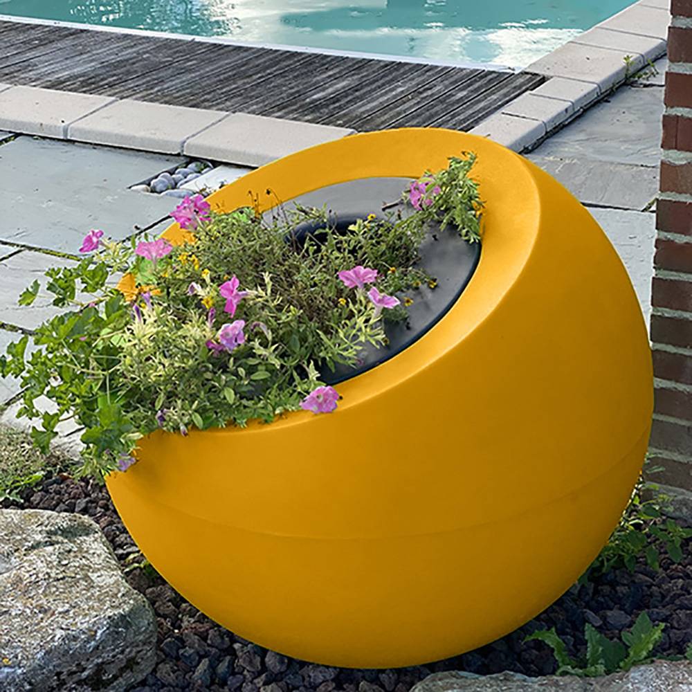 Pot de fleurs sphérique xxl dolce vita 300l-lot de 2 - Image 2