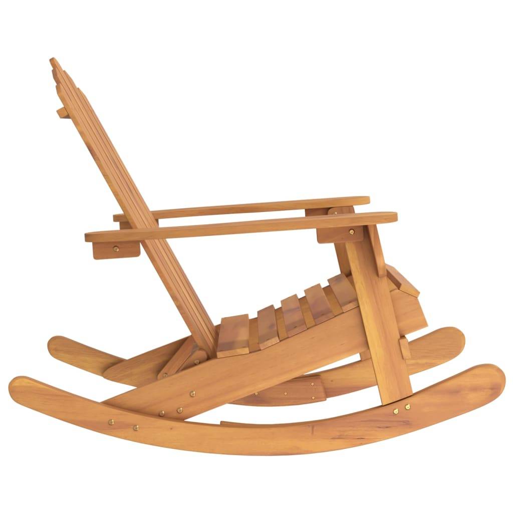 Vidaxl - Chaise à bascule Adirondack bois massif d'acacia vidaXL 360035 - Image 5