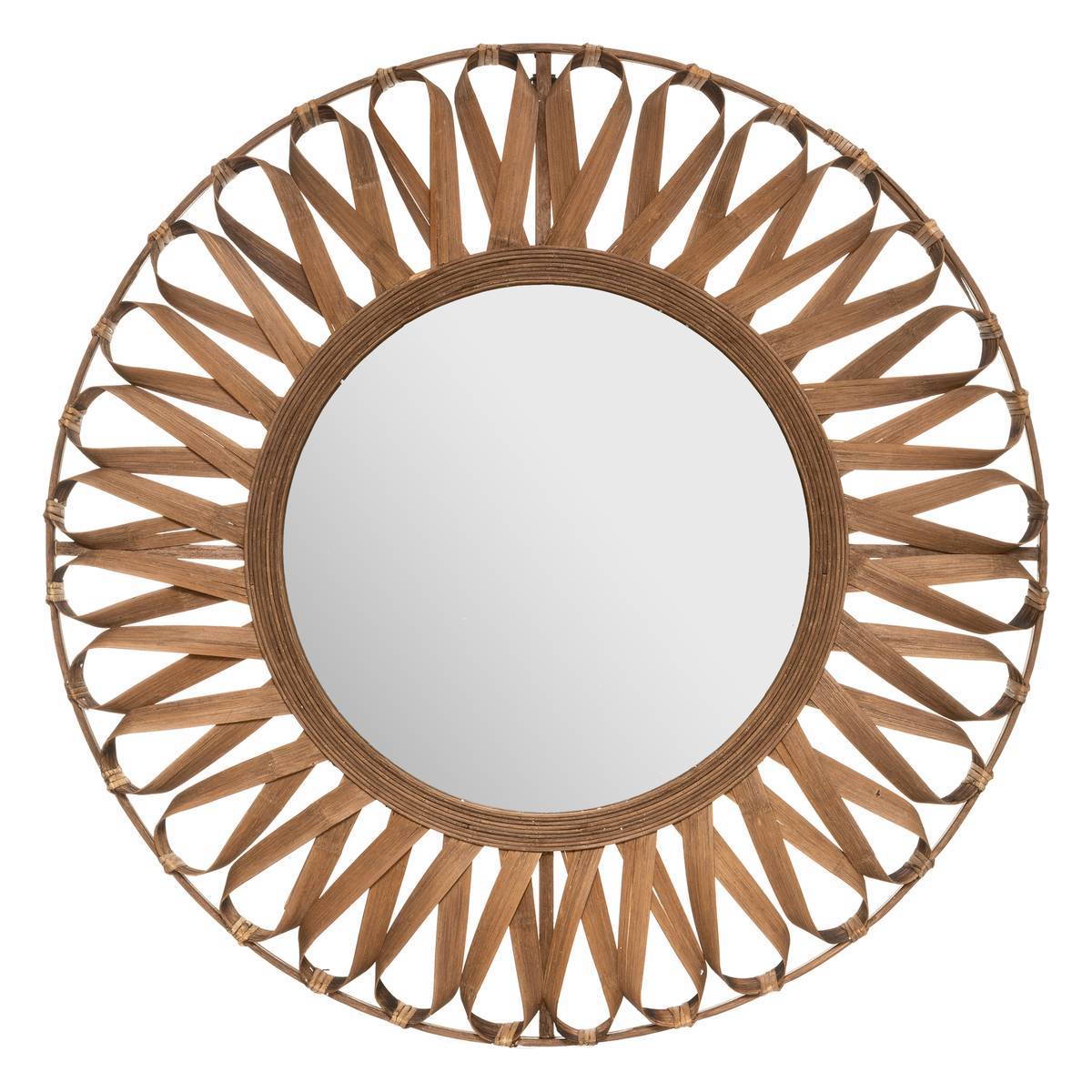 Atmosphera - Miroir "Eve" bambou D93cm - Atmosphera Créateur d'intérieur - Image 2