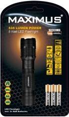 Maximus - Lampe torche Maximus Powered by Duracell M-FL-008-BDU - 530lm - Imagen 1