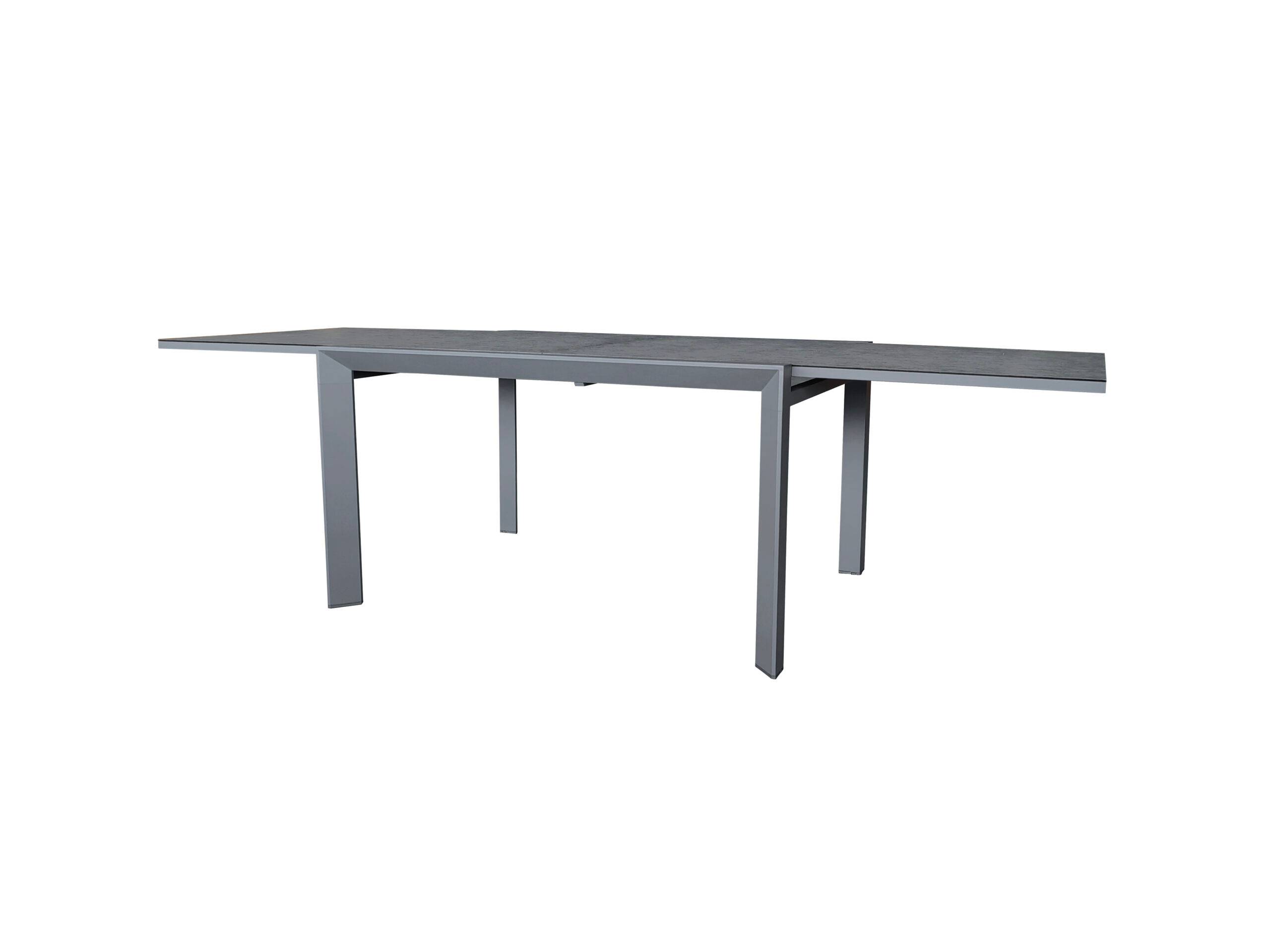 Table de jardin 6/10p en full aluminium Gris MODULO - Image 2