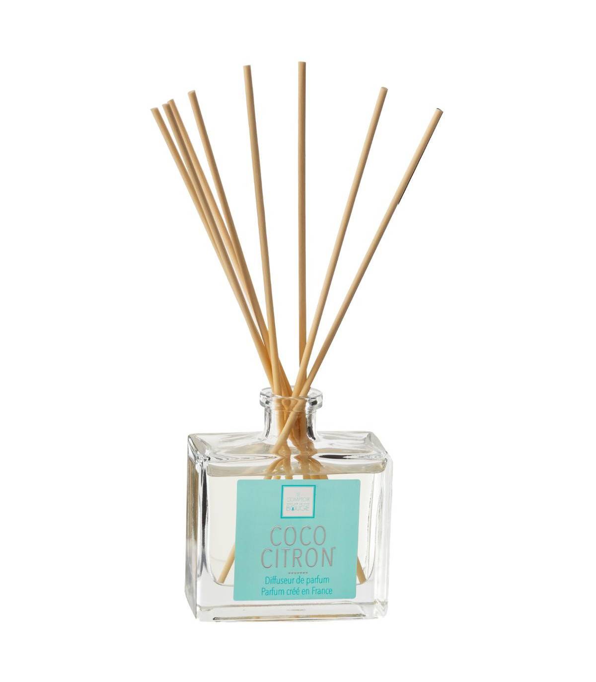Diffuseur de parfum Coco Citron 160 ml avec 8 Bâtonnets - Imagen 1