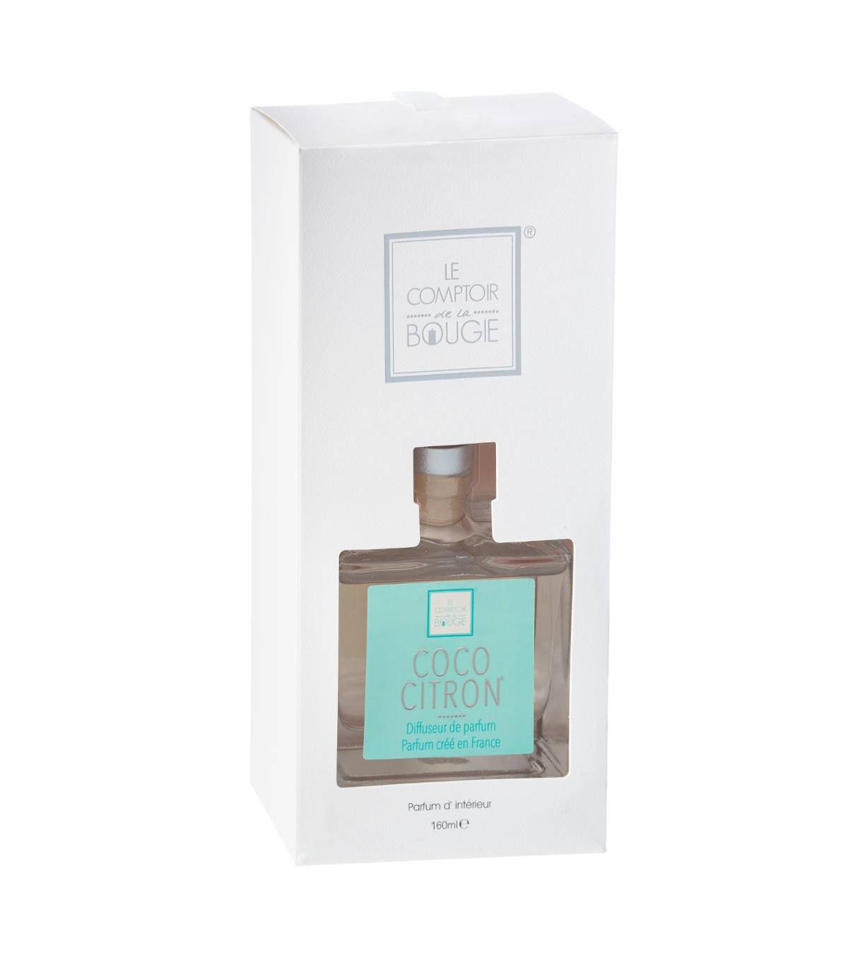 Diffuseur de parfum Coco Citron 160 ml avec 8 Bâtonnets - Imagen 2