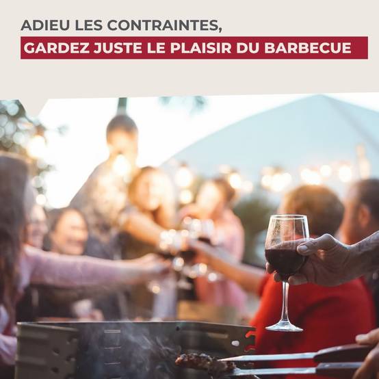 Lot de 2 grilles barbecue 35/25,5/54 cm en acier inoxydable et bois Fackelmann Barbecue - Image 5