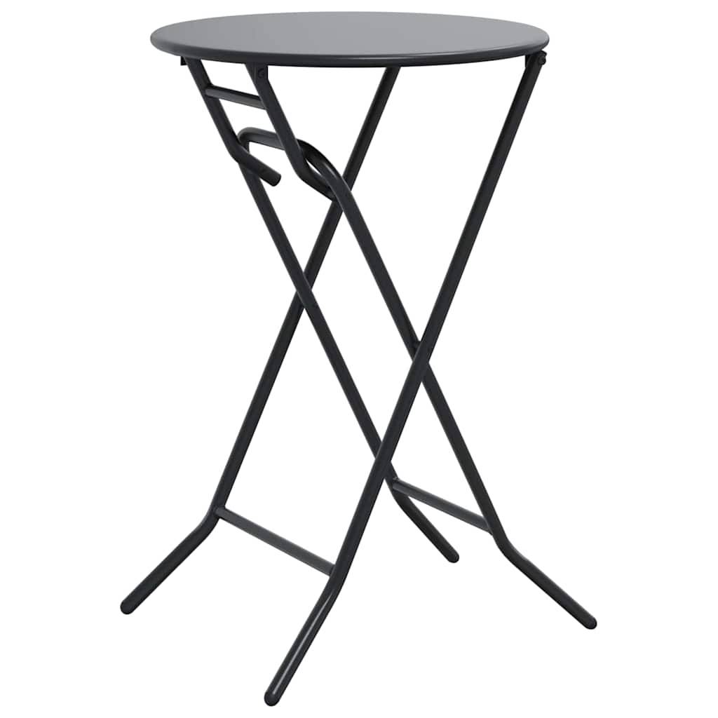 PANGIVO - Table de Jardin Anthracite 50 x 50 x 72 cm Métal - PANGIVO - Image 7