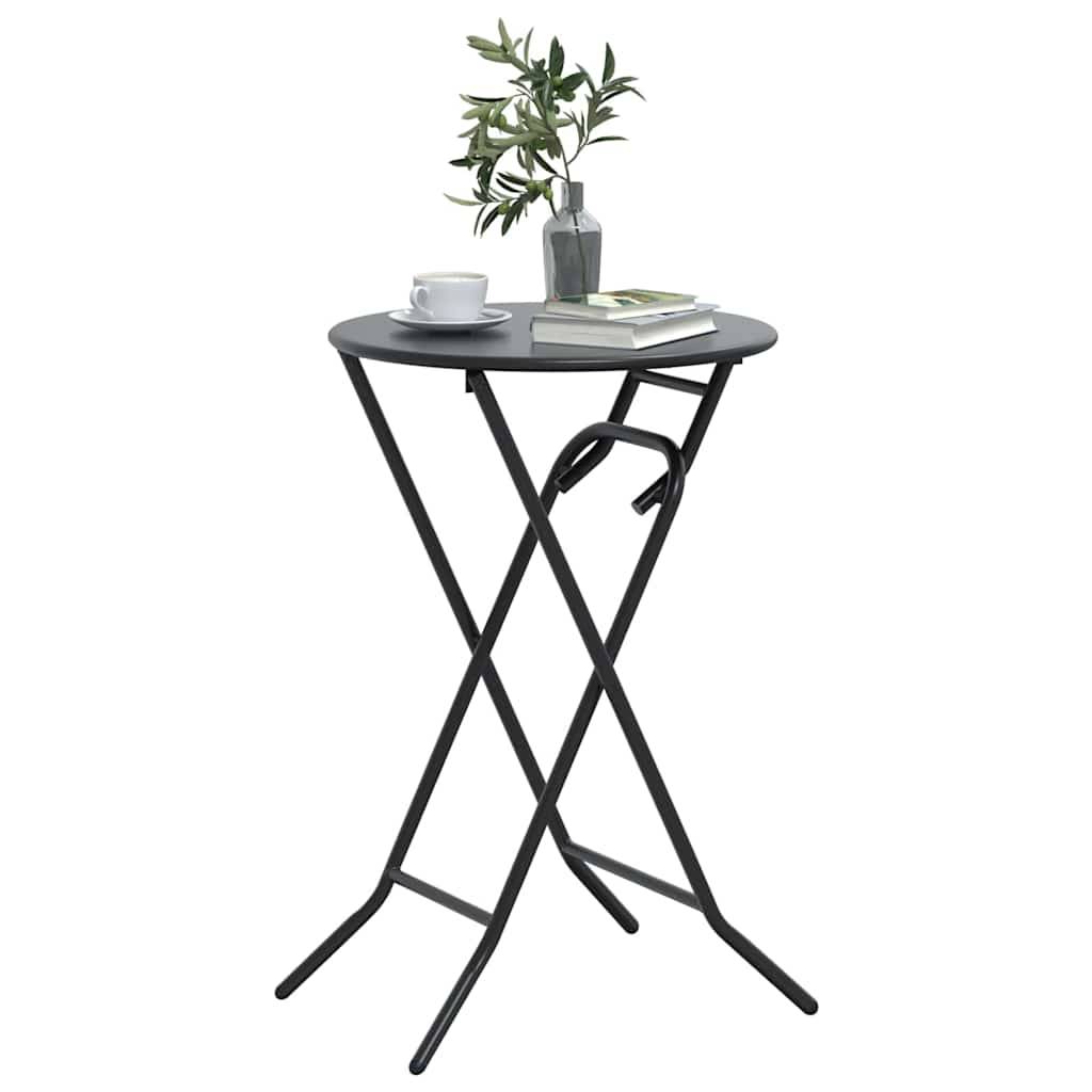 PANGIVO - Table de Jardin Anthracite 50 x 50 x 72 cm Métal - PANGIVO - Image 3