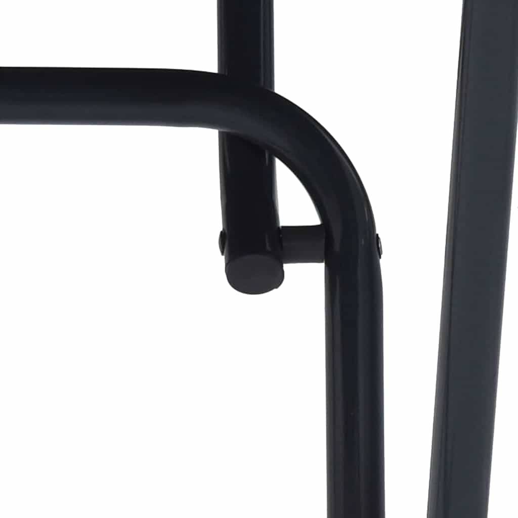 PANGIVO - Table de Jardin Anthracite 50 x 50 x 72 cm Métal - PANGIVO - Image 8