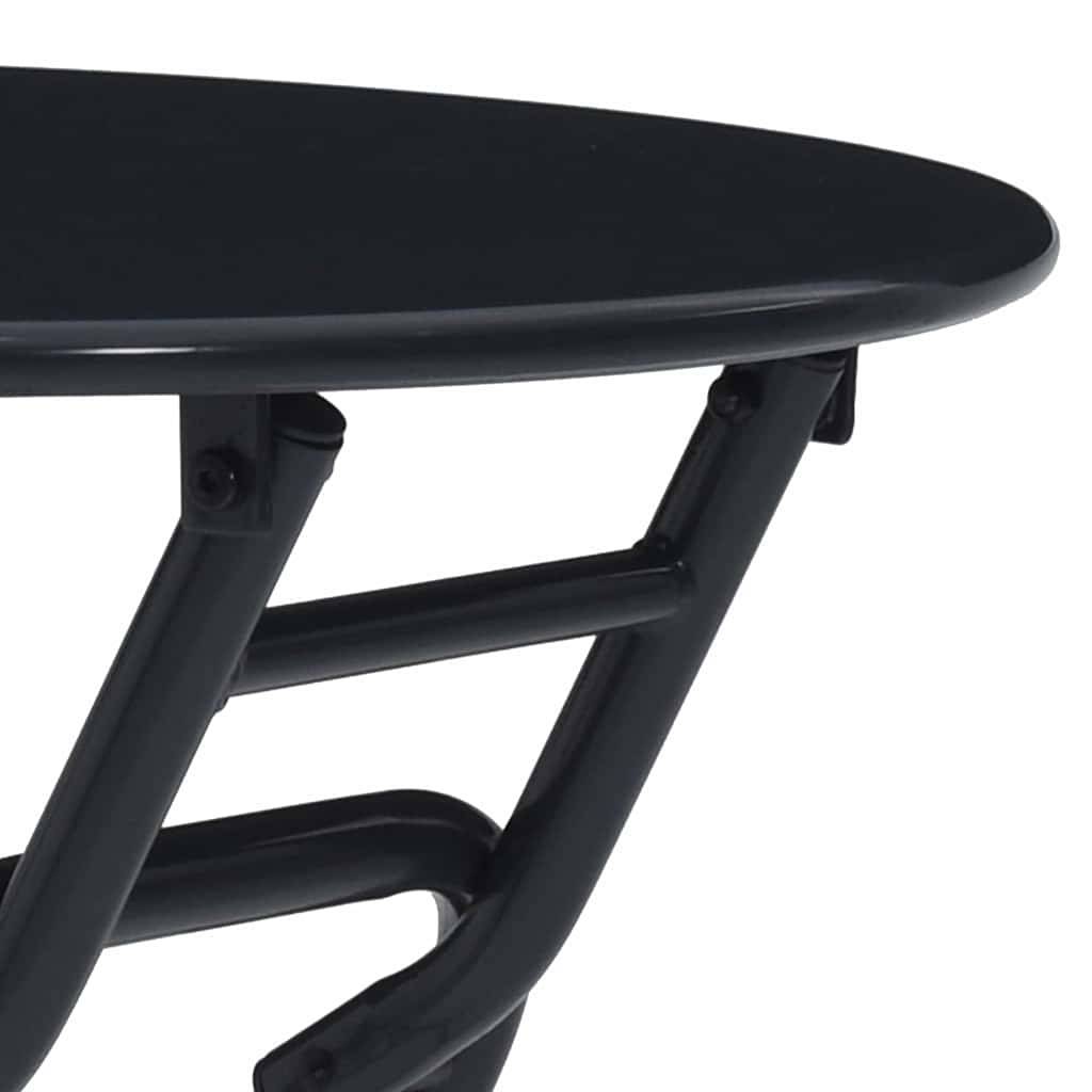 PANGIVO - Table de Jardin Anthracite 50 x 50 x 72 cm Métal - PANGIVO - Image 9