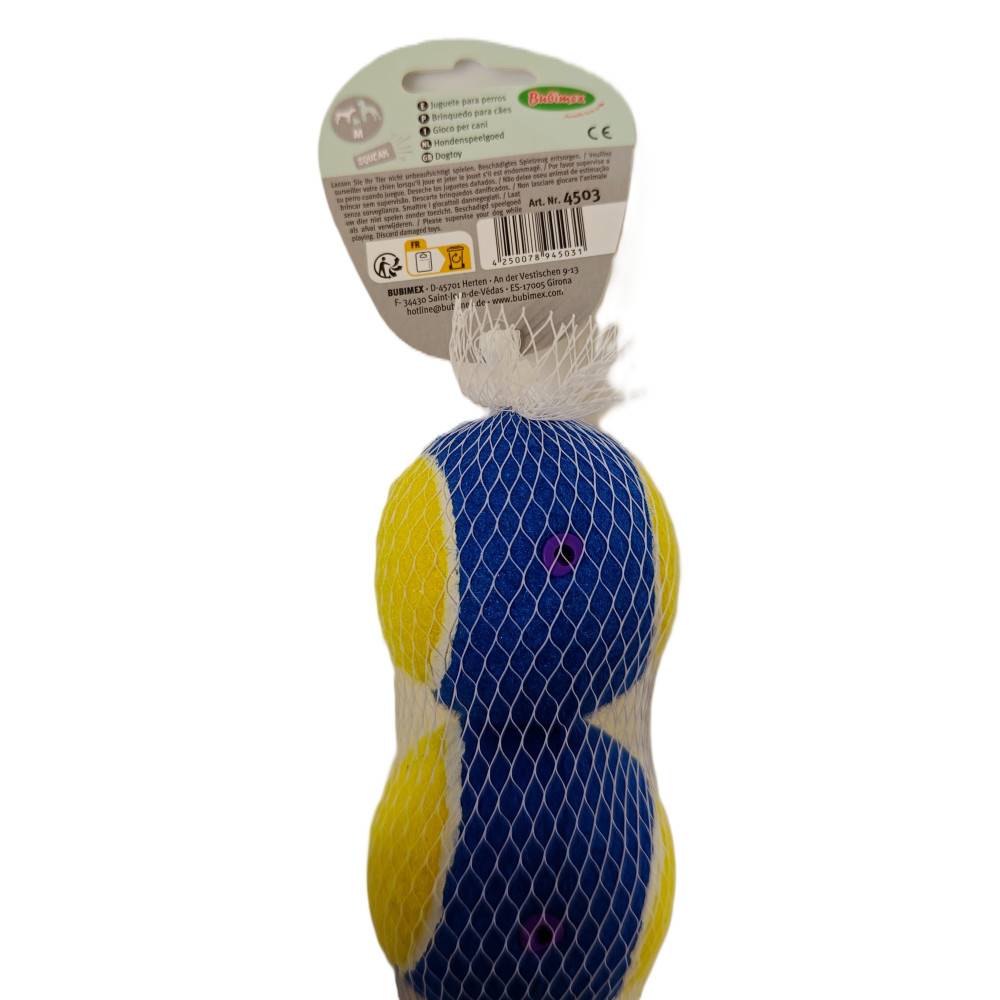 Bubimex - Lot de 3 balles sonores pour chien Squeak Ball - Ø 6 cm - Image 4