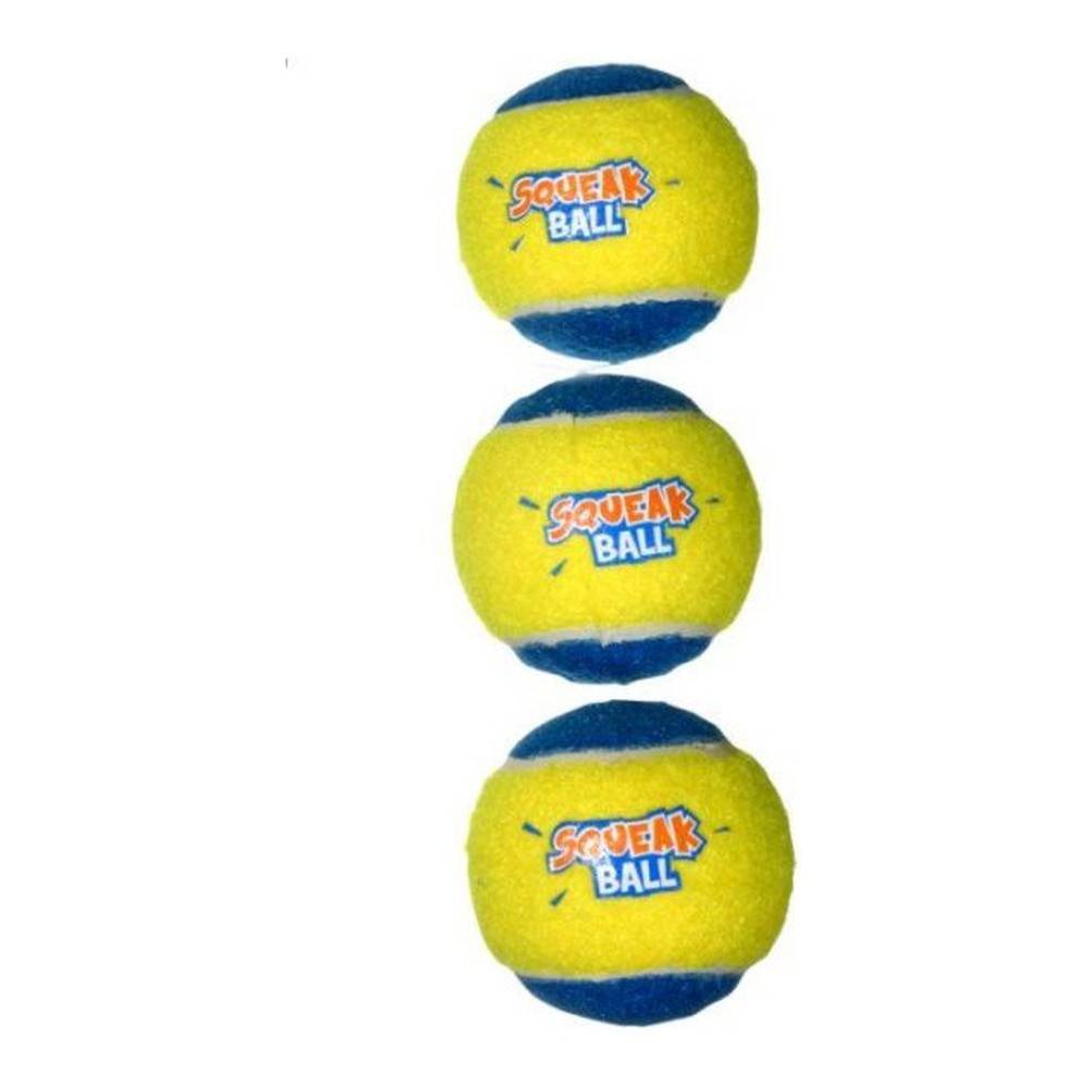 Bubimex - Lot de 3 balles sonores pour chien Squeak Ball - Ø 6 cm - Image 2