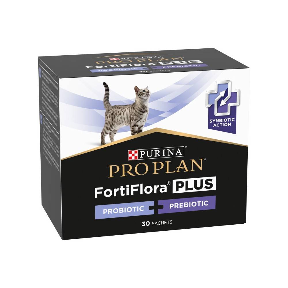 Fortiflora Plus Chat Probiotiques + Prébiotiques Chat - Pro Plan Veterinary Diets 45 g - Image 1